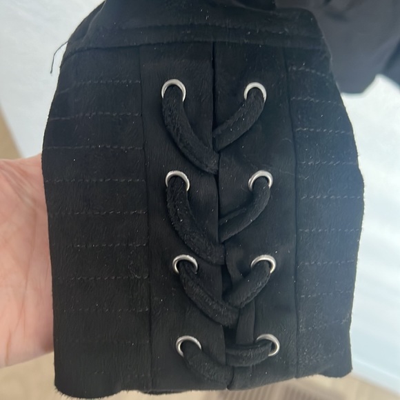 NWOT JACK BY BB DAKOTA Faux Suede Black Jacket - Picture 3 of 6